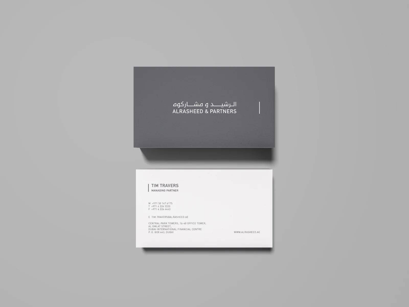 Al Rasheed and Partners business cards