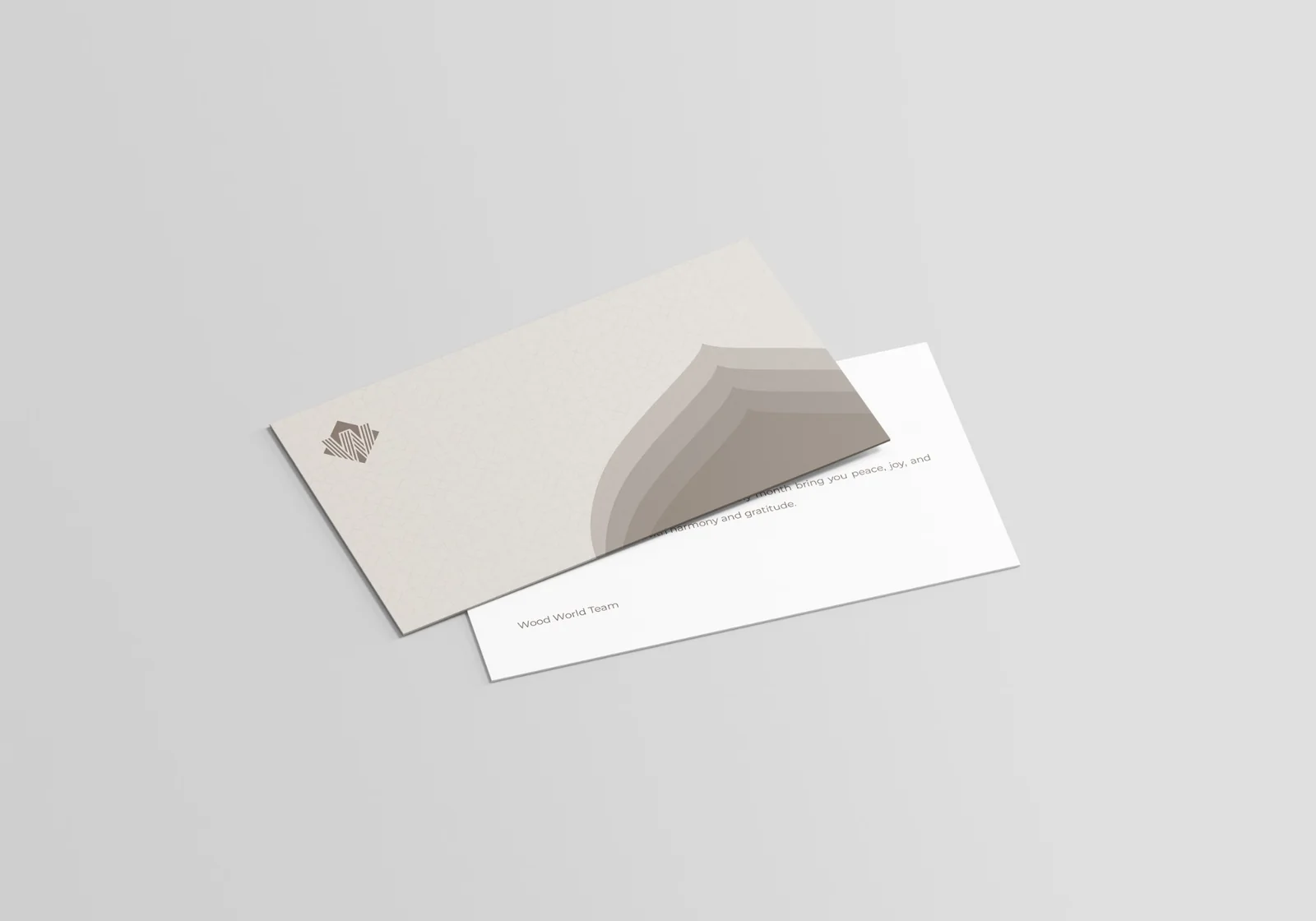 Wood World print design